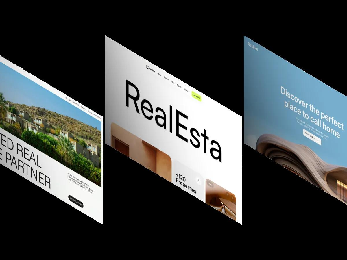 Os 9 Melhores Templates de Sites Imobiliários para Webflow e Framer (2026)