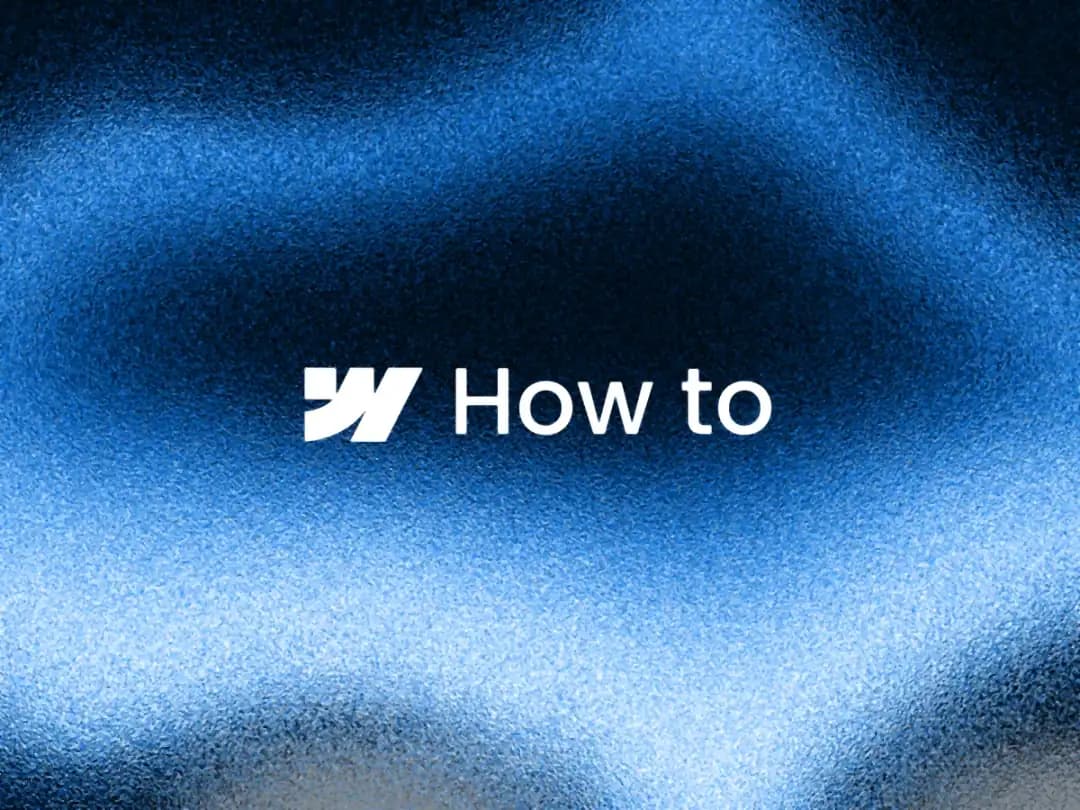 How to Use, Customize, and Edit a Webflow Template
